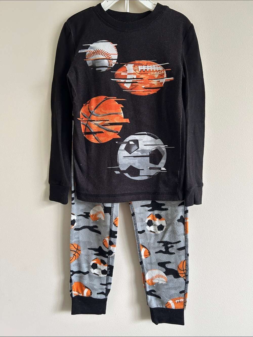 Cuddl Duds Boys Sport Pajamas Football Basketball Baseball 6